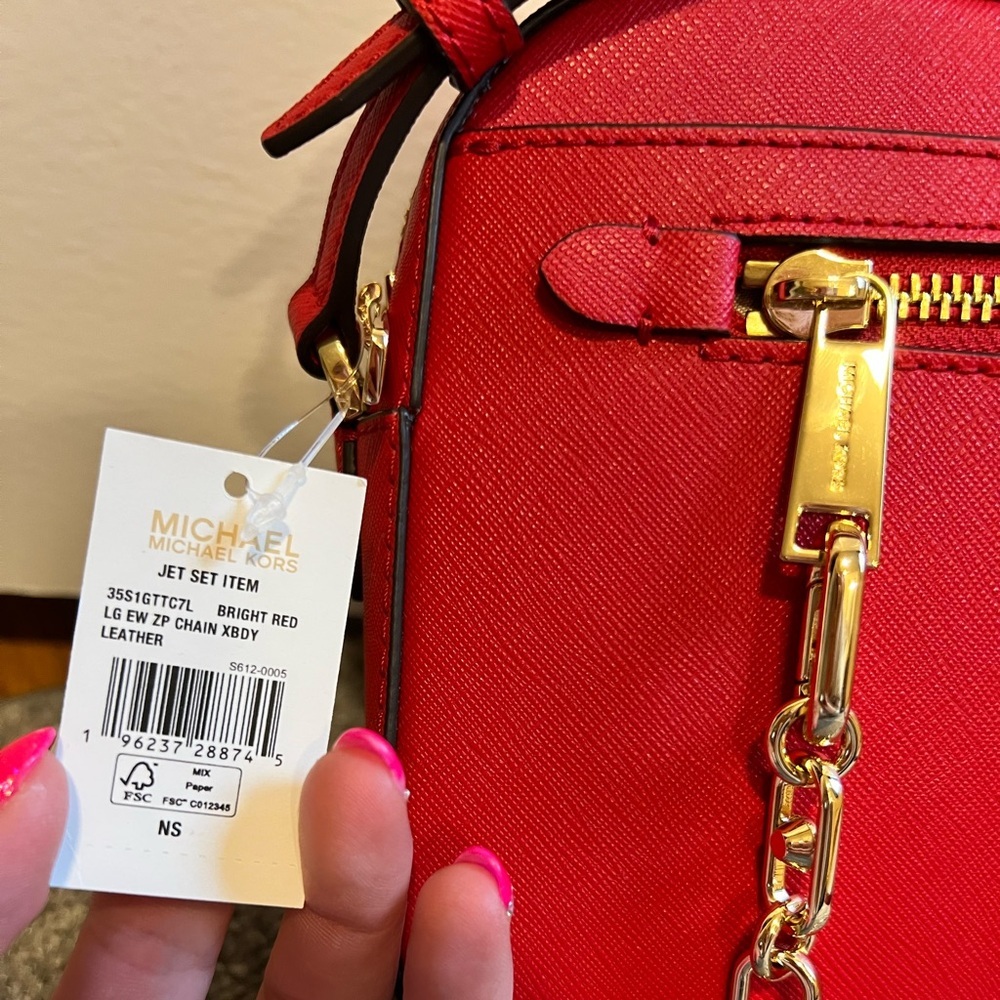 ❤️ Michael Kors ❤️ Jet Set chain crossbody NWT - Picture 2 of 6